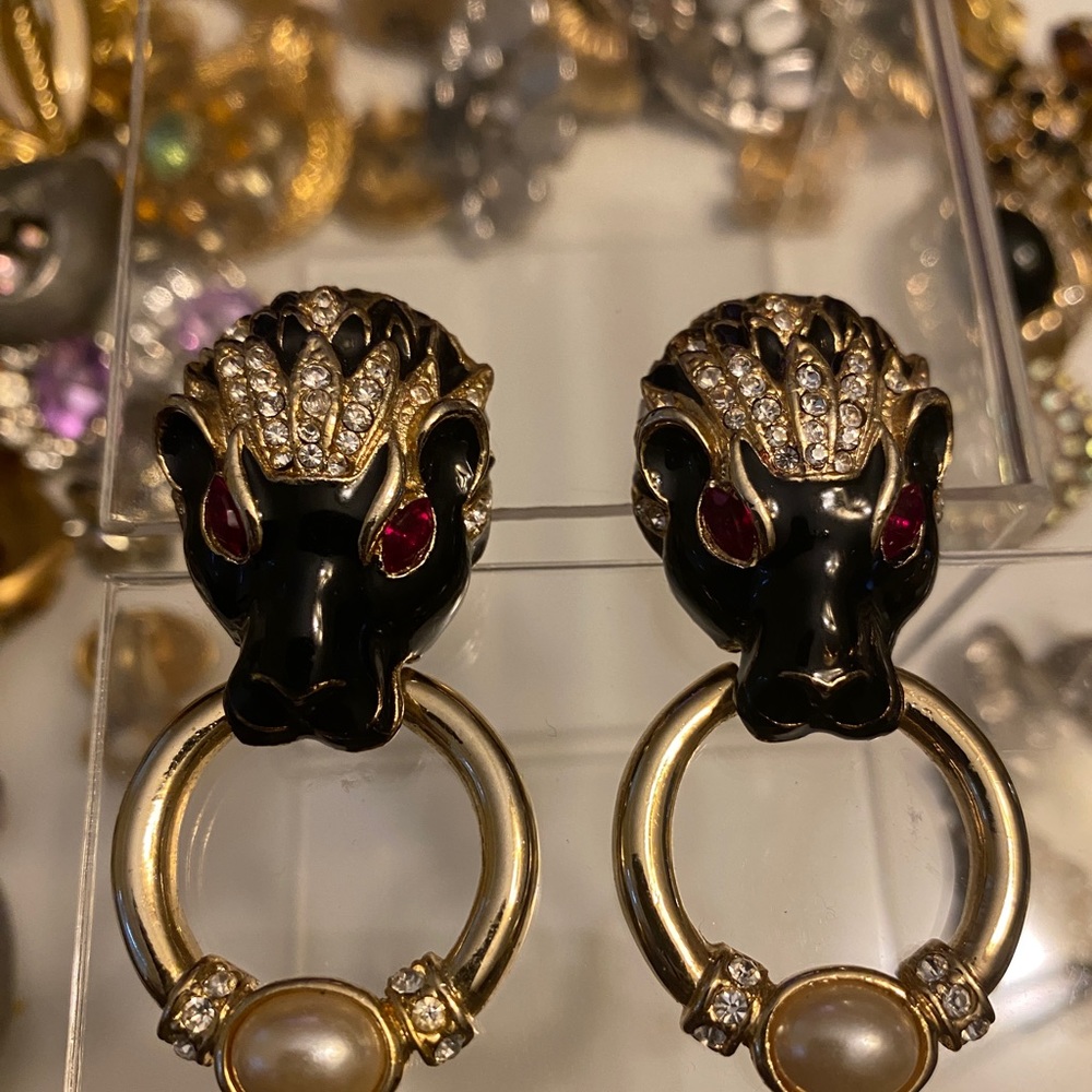 1980 panther door knockers vintage